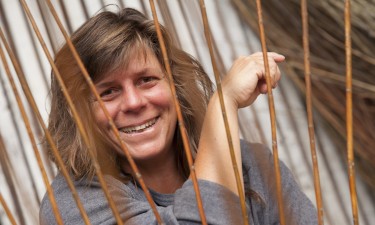 Korbmacherin Monika Frischknecht